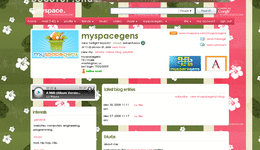 Myspace Layout Preview